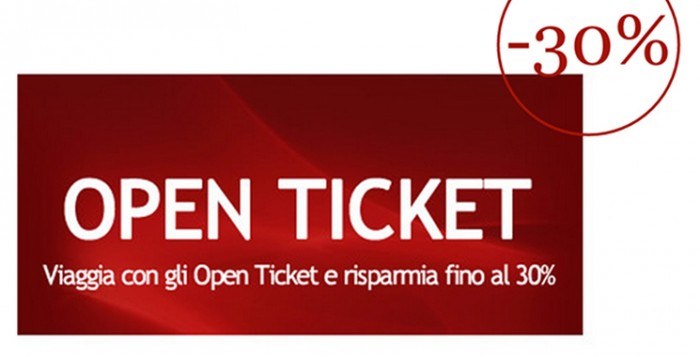italo Treno open ticket
